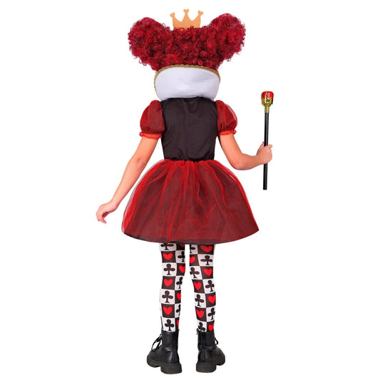 Disfraz de Reina Corazones Tul para niña