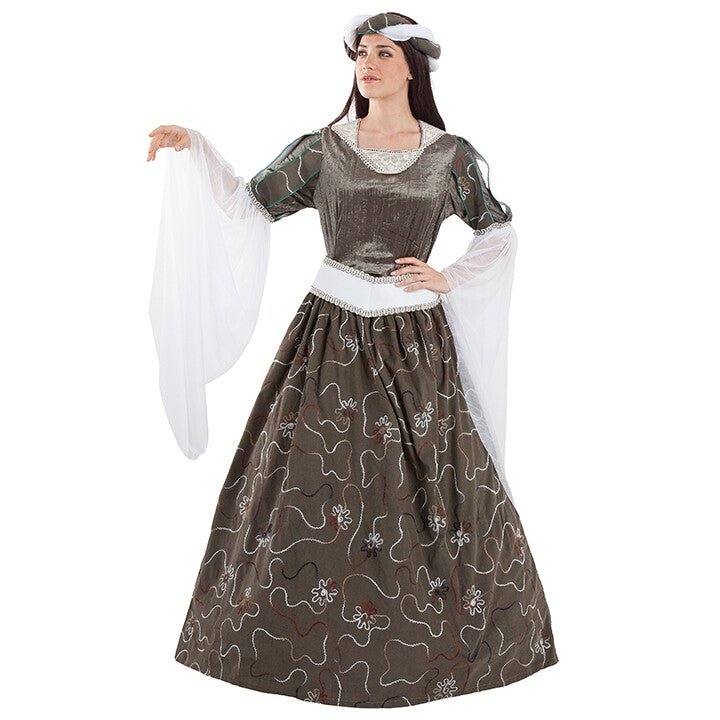 Disfraz Reina Medieval Sancha para mujer