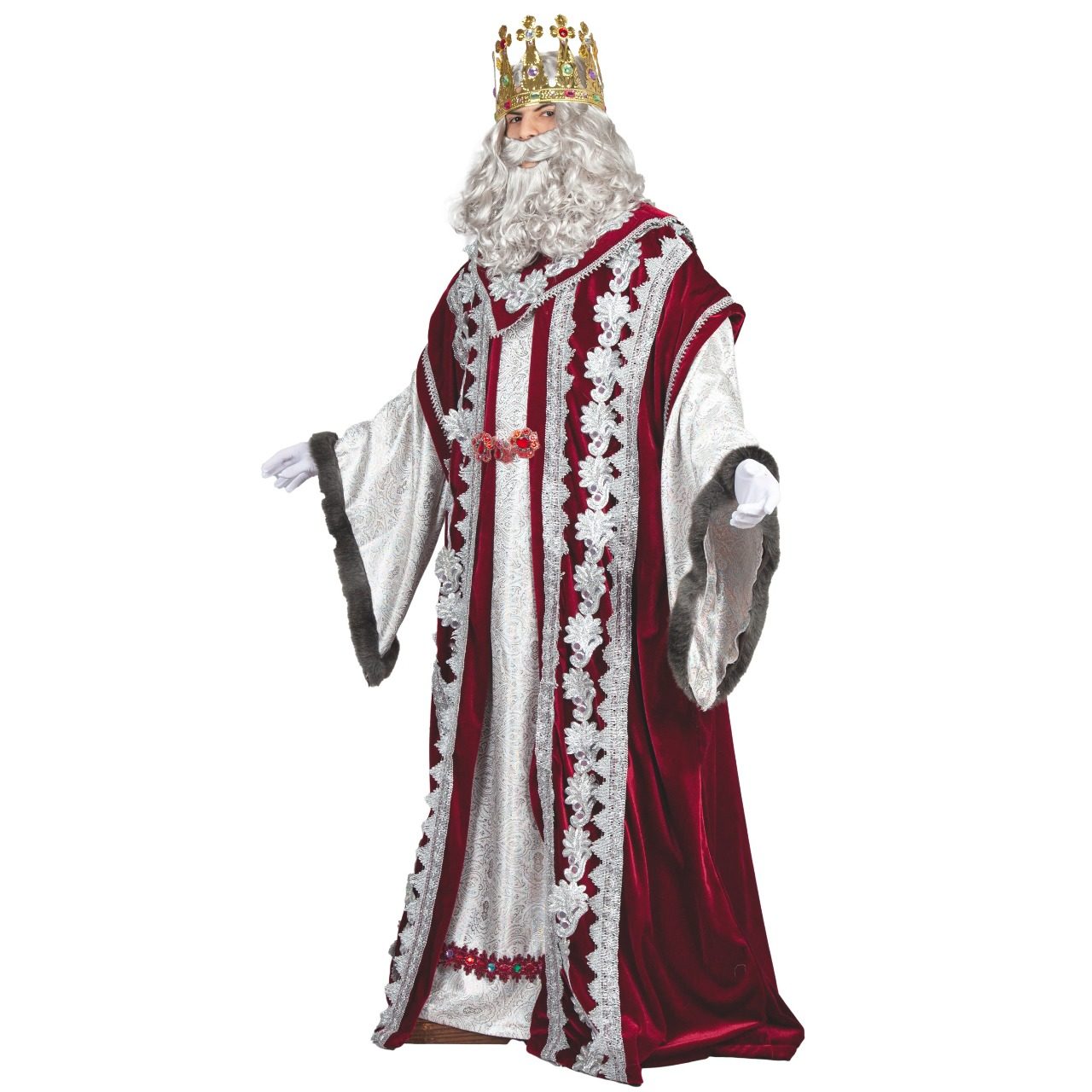 Disfraz de Rey Mago Melchor Lujo para adulto