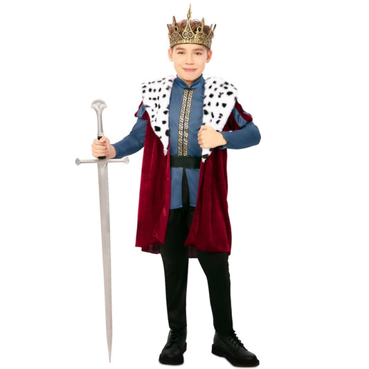 Disfraz de Rey Medieval Deluxe para niño