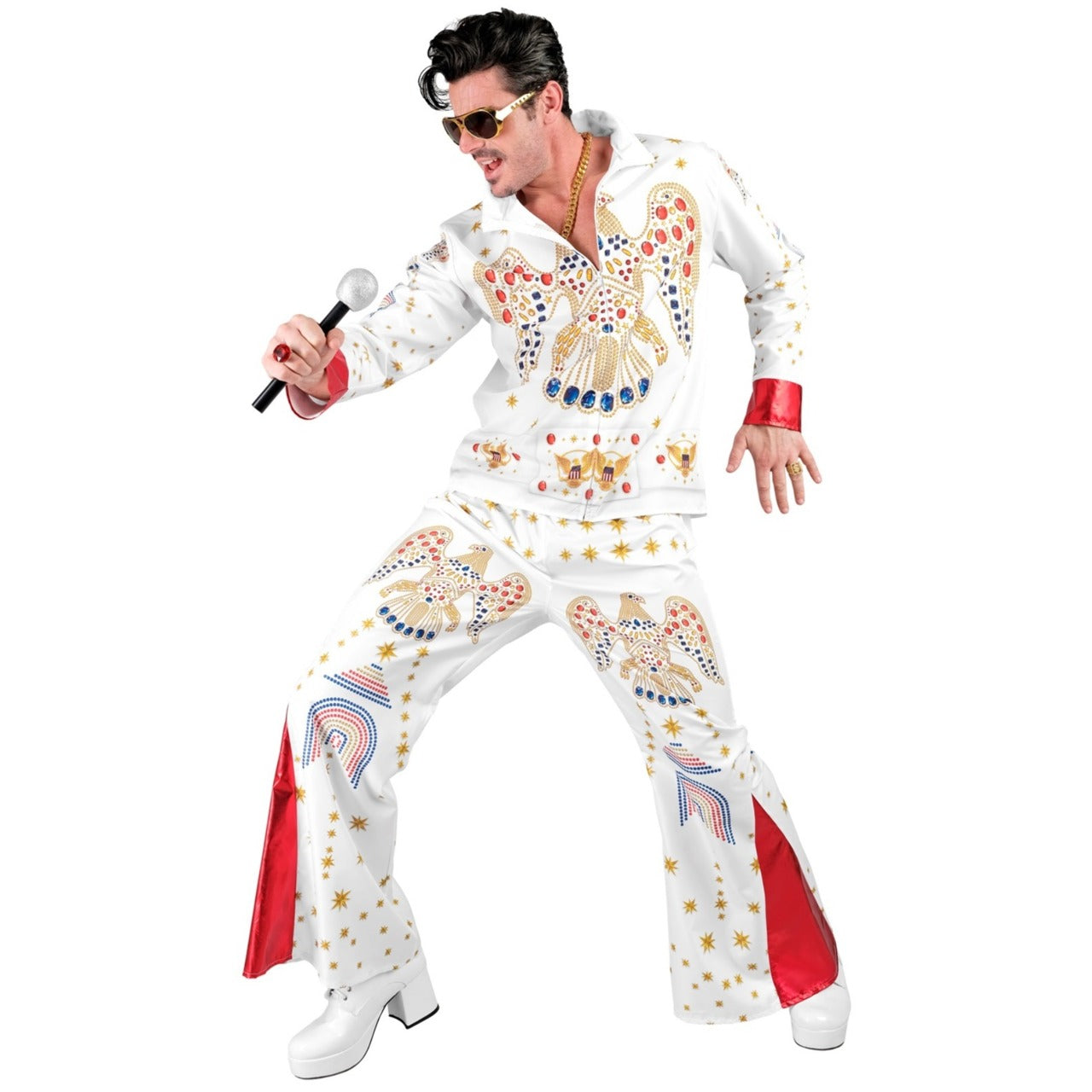 Disfraz del Rey del Rock Deluxe para hombre