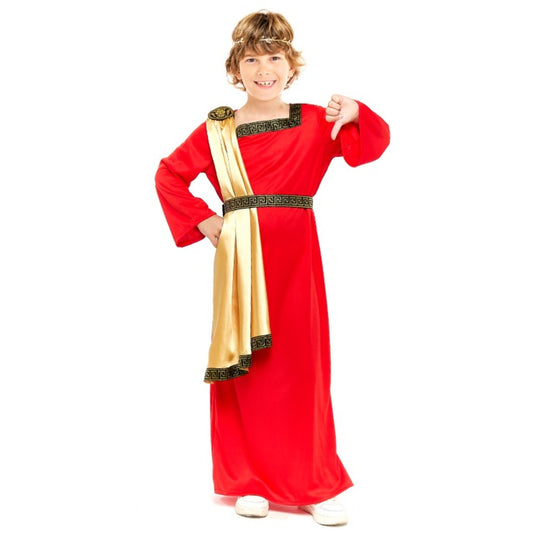 Disfraz de Romano Rojo Elegante infantil