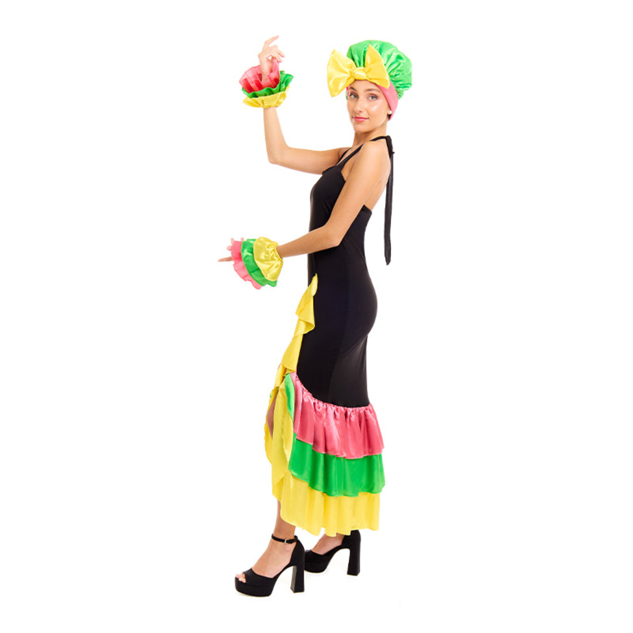 Disfraz de Rumbera Colorida para mujer