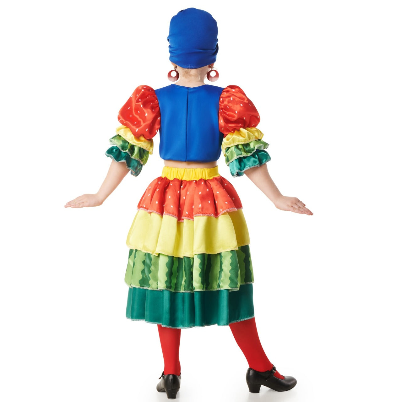 Disfraz de Rumbera Multicolor para niña