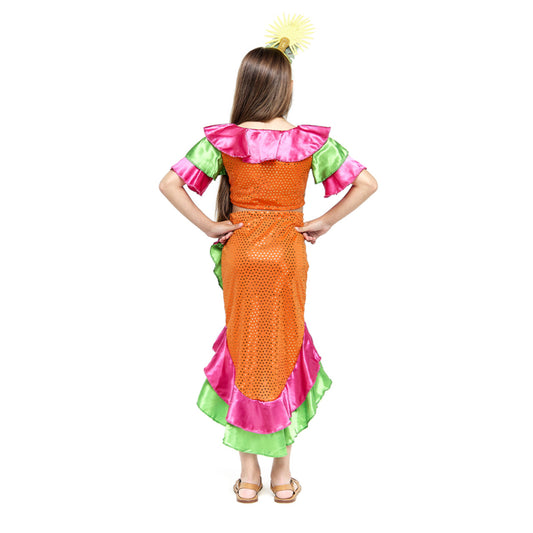 Disfraz de Rumbera Samba para niña