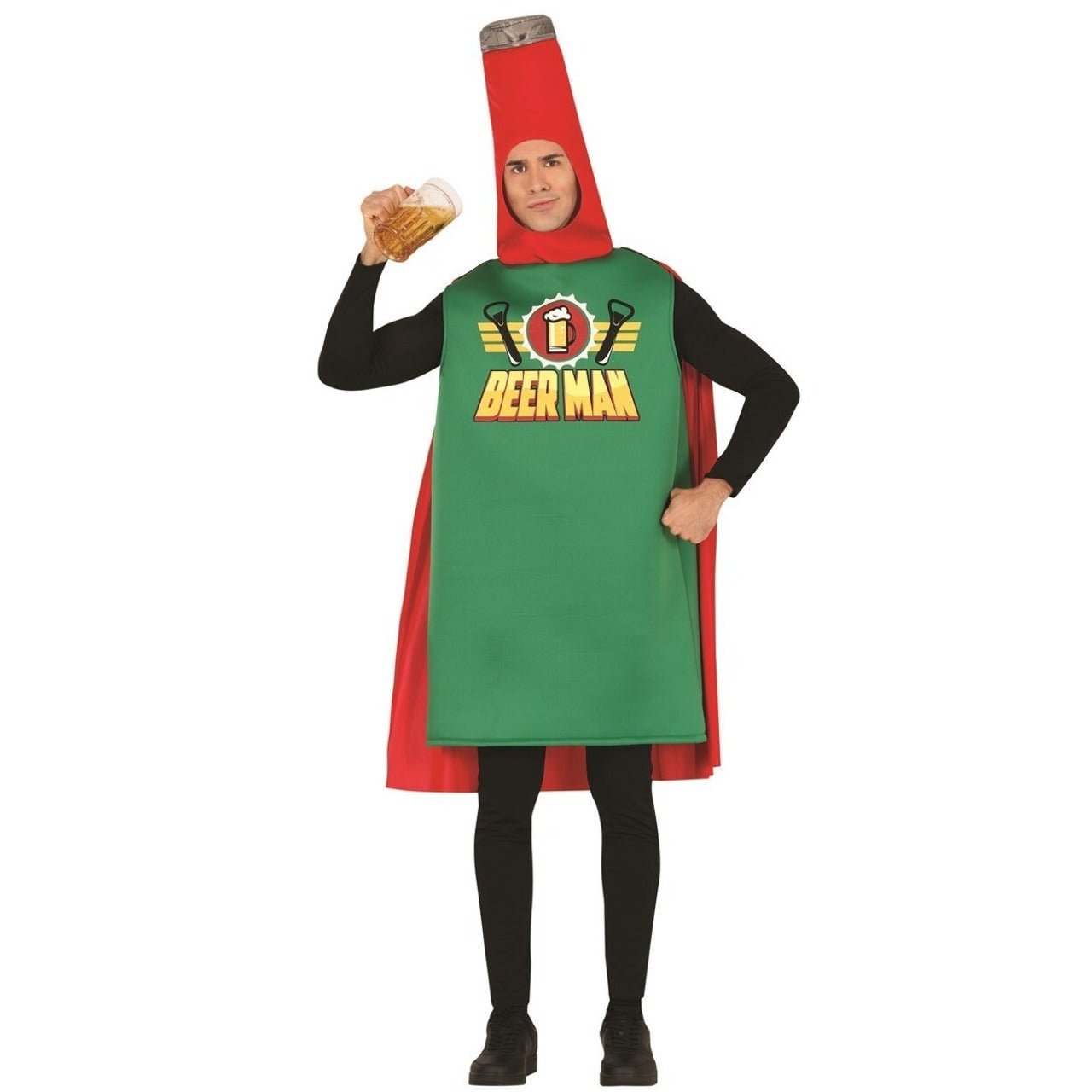 Disfraz de Súper Cerveza para adulto