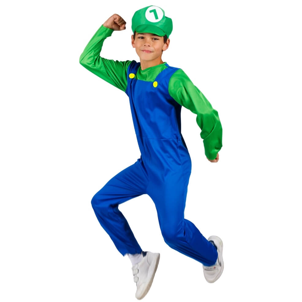 Disfraz de Super Luigi Videojuego para niño