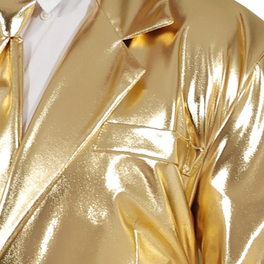 Disfraz de Traje Dorado Metalizado para hombre