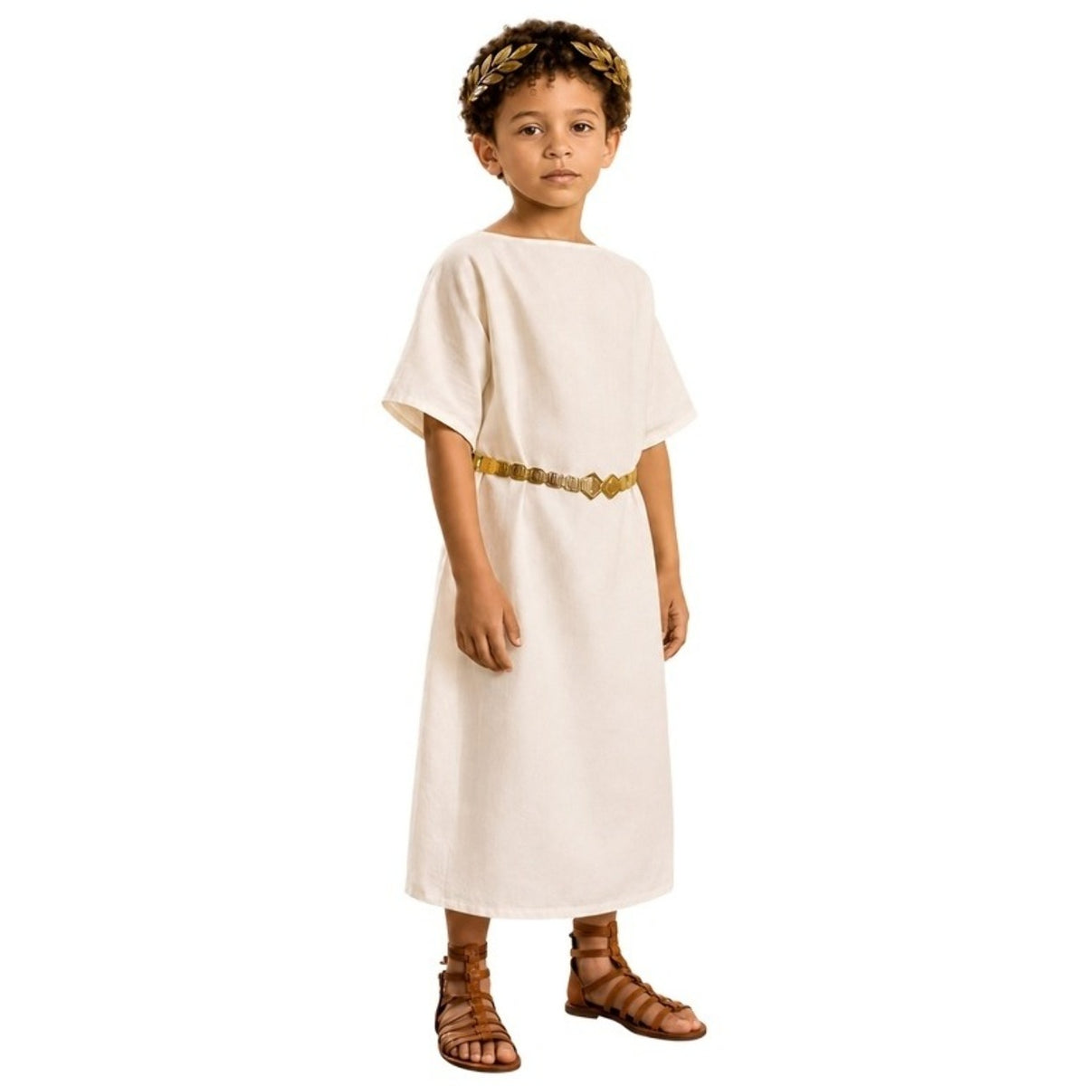 Disfraz de Túnica Blanca Romana infantil