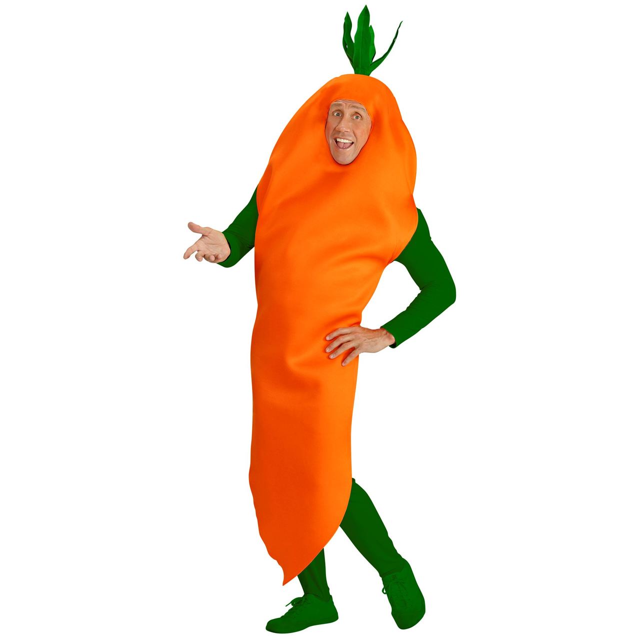 Disfraz de Zanahoria Naranja para adulto