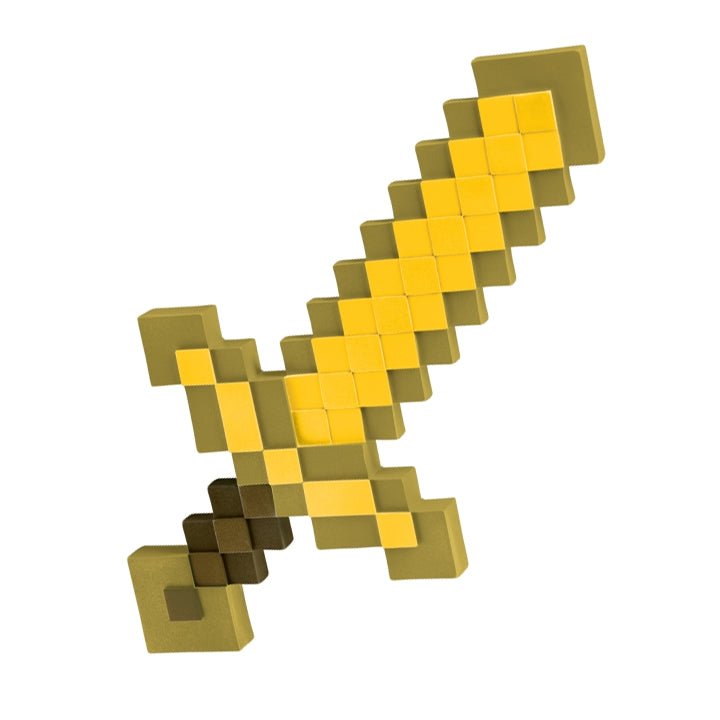 Espada Minecraft™ de Diamante Dorada