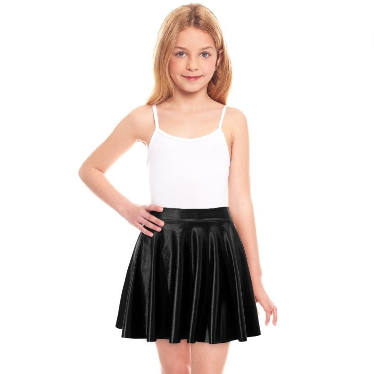 Falda Negra Metalizada infantil