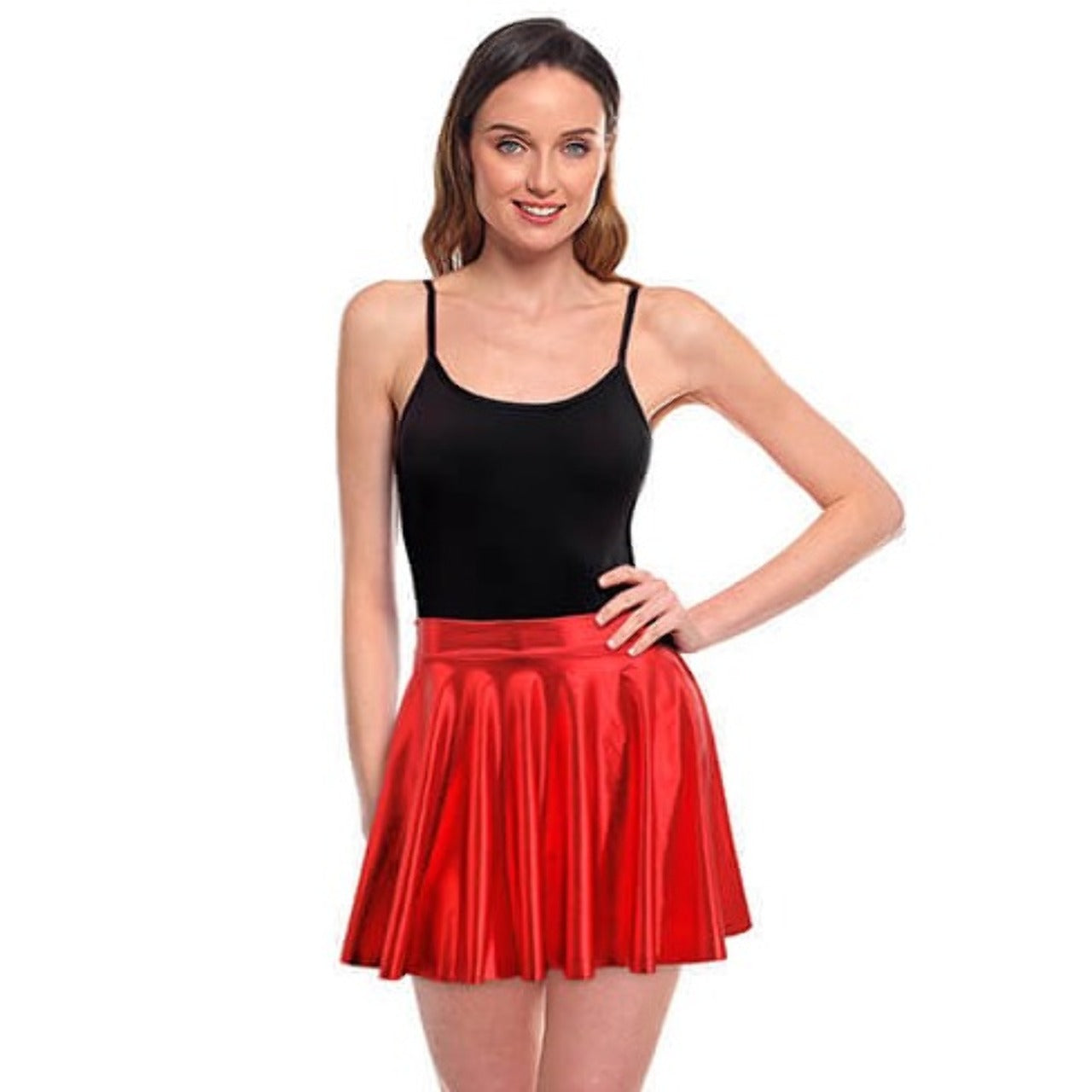 Comprar online Falda Roja Metalizada