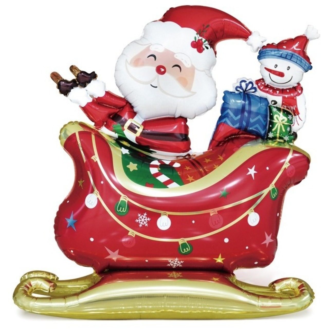 Globo de Foil Trineo de Papá Noel