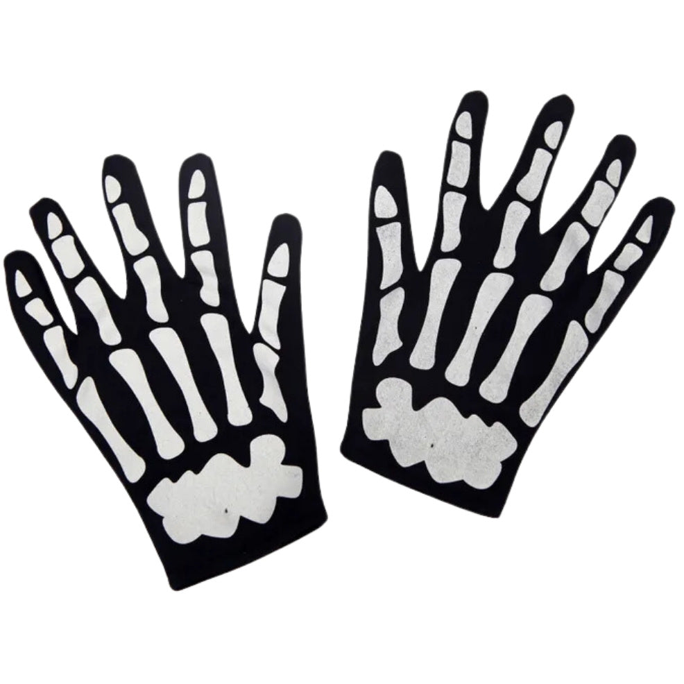Guantes de Esqueleto Cortos infantil