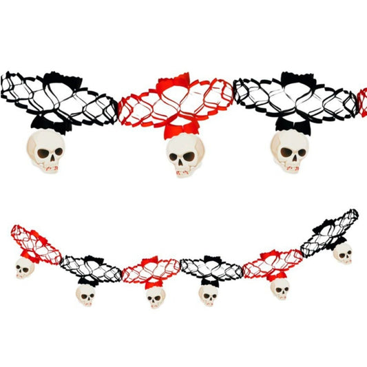Guirnalda de Calaveras Siniestras