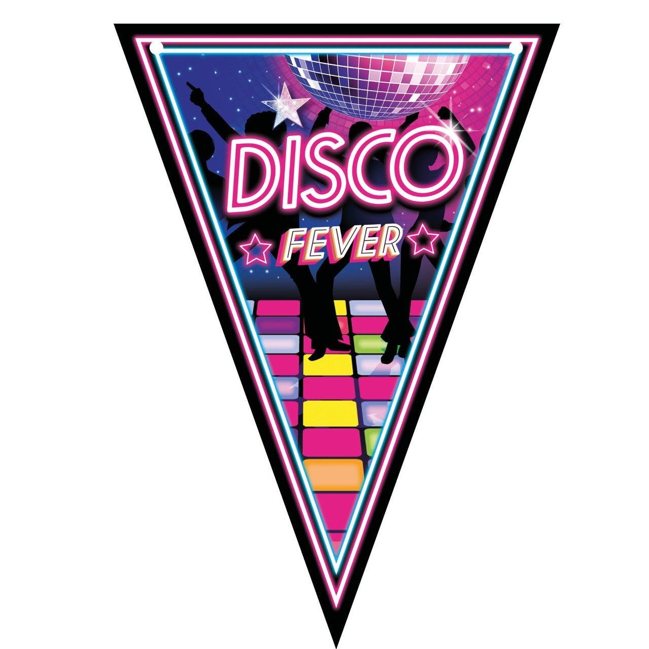 Guirnalda Disco Star Triángulos