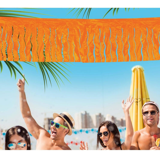 Guirnalda de Flecos Naranja