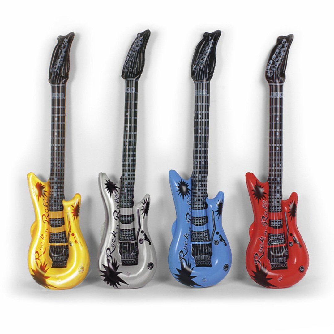 Guitarra Rock Hinchable (Colores Surtidos)