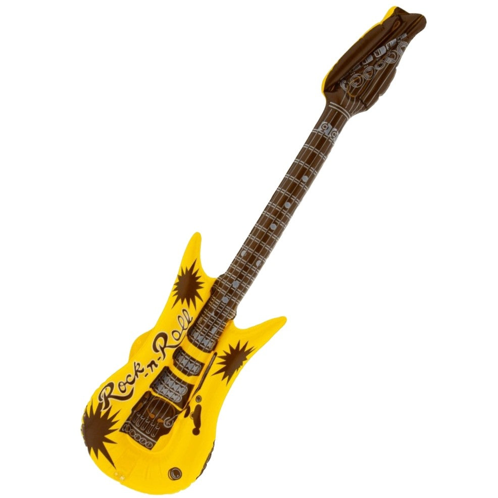 Guitarra Rock&Roll Amarilla Hinchable