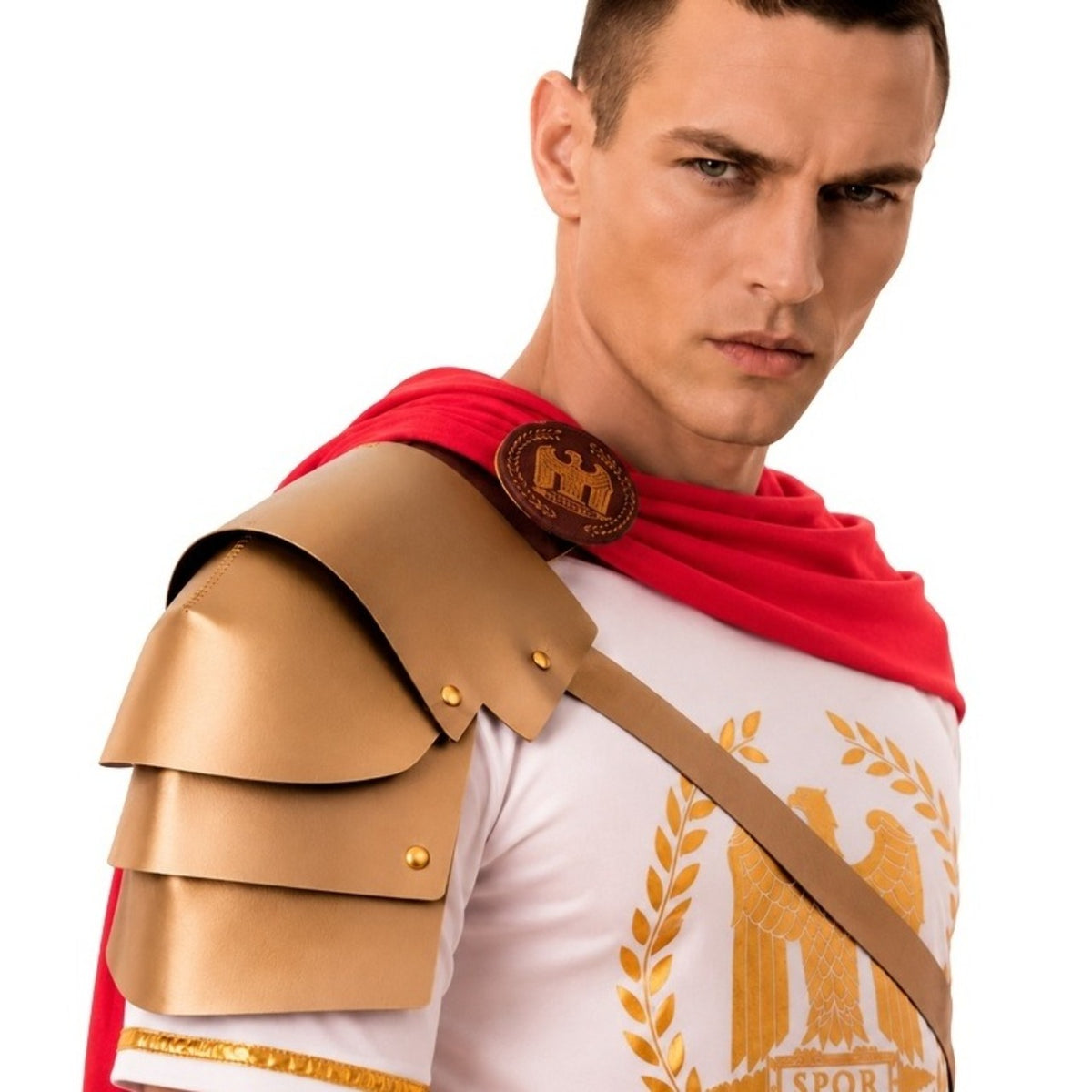 Hombrera Armadura Gladiador Dorada