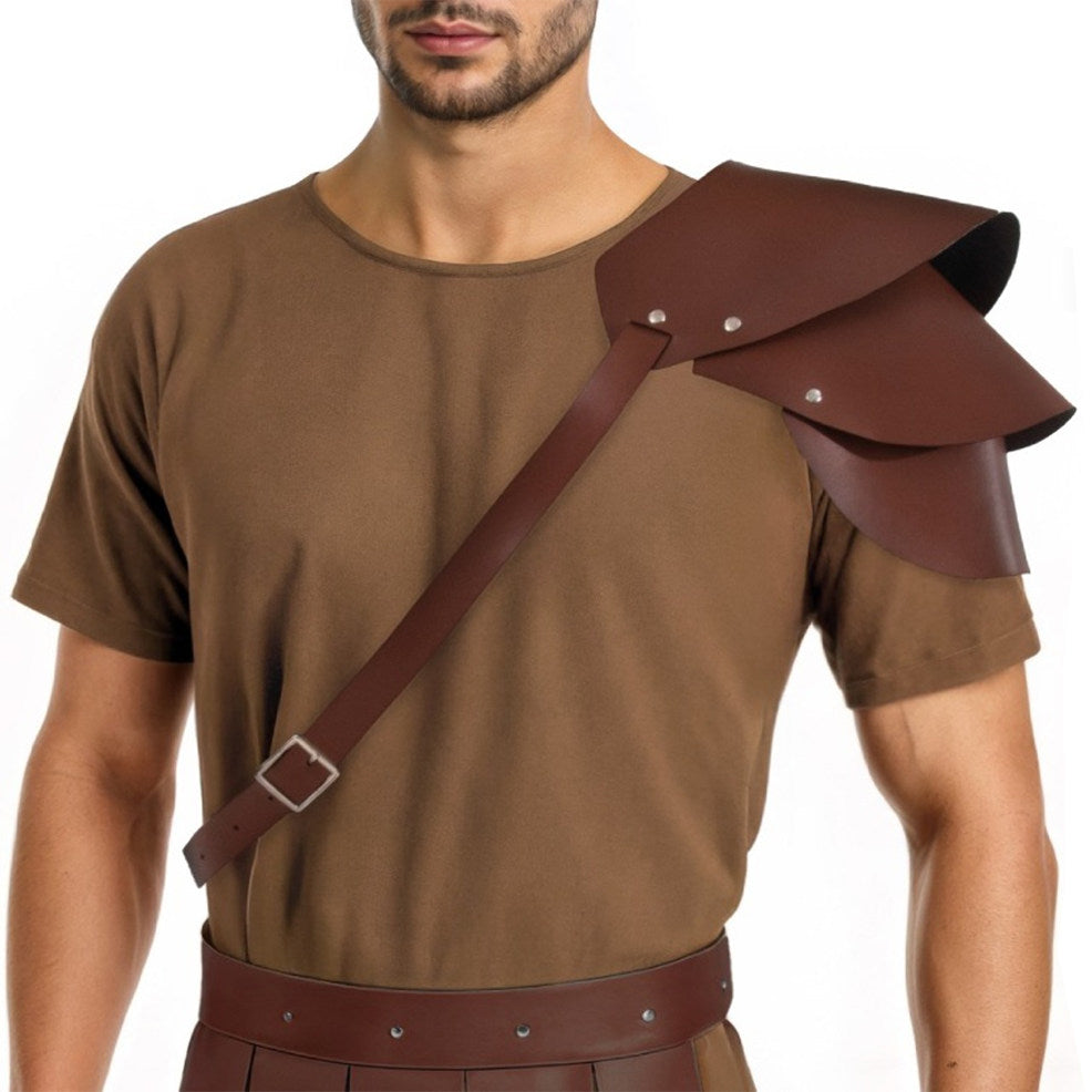 Hombrera de Gladiador Romano Marrón