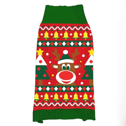 Jersey de Navidad Reno para mascota