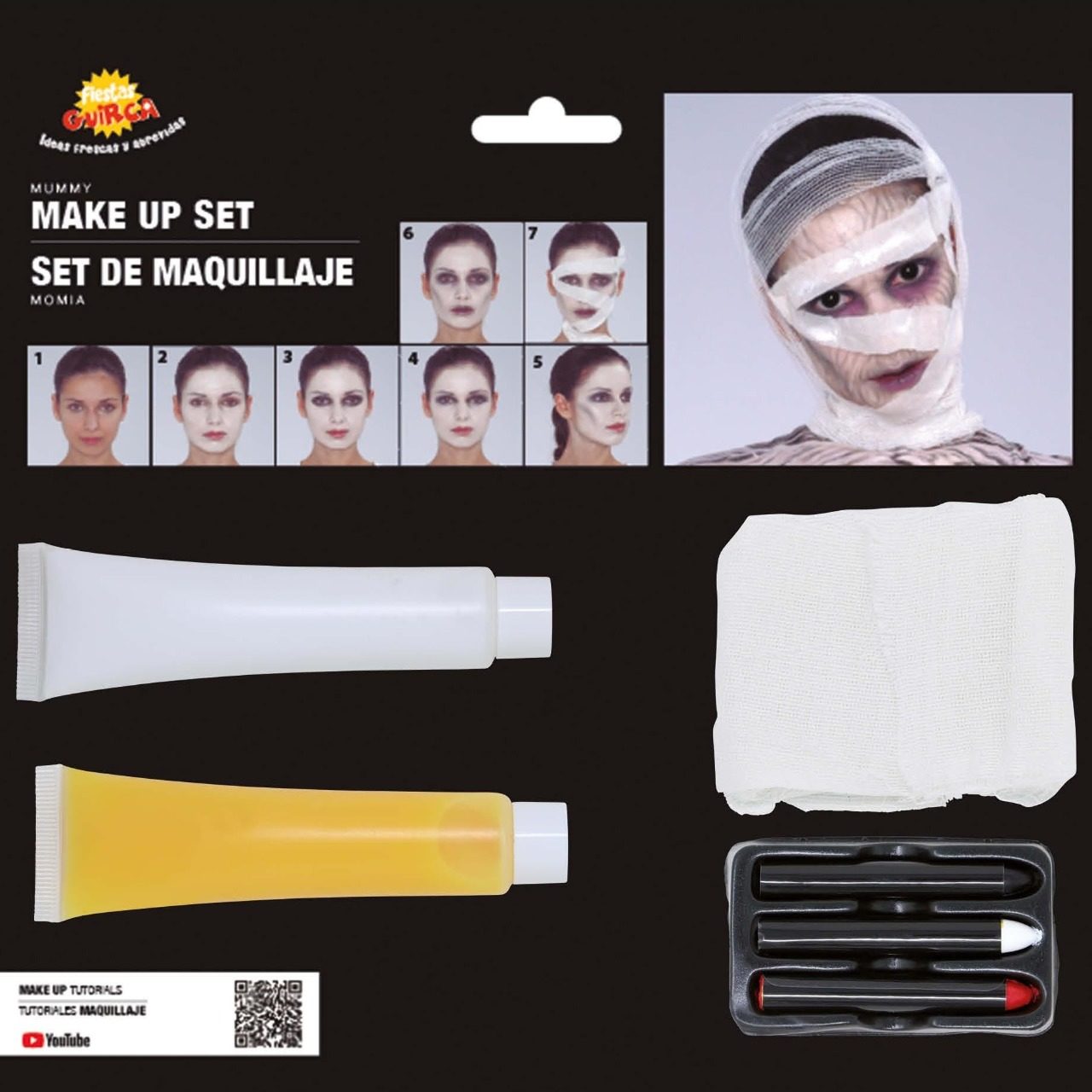 Kit de Maquillaje de Momia