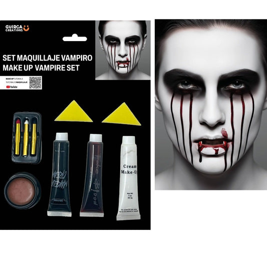 Kit Maquillaje de Vampiro Sangriento
