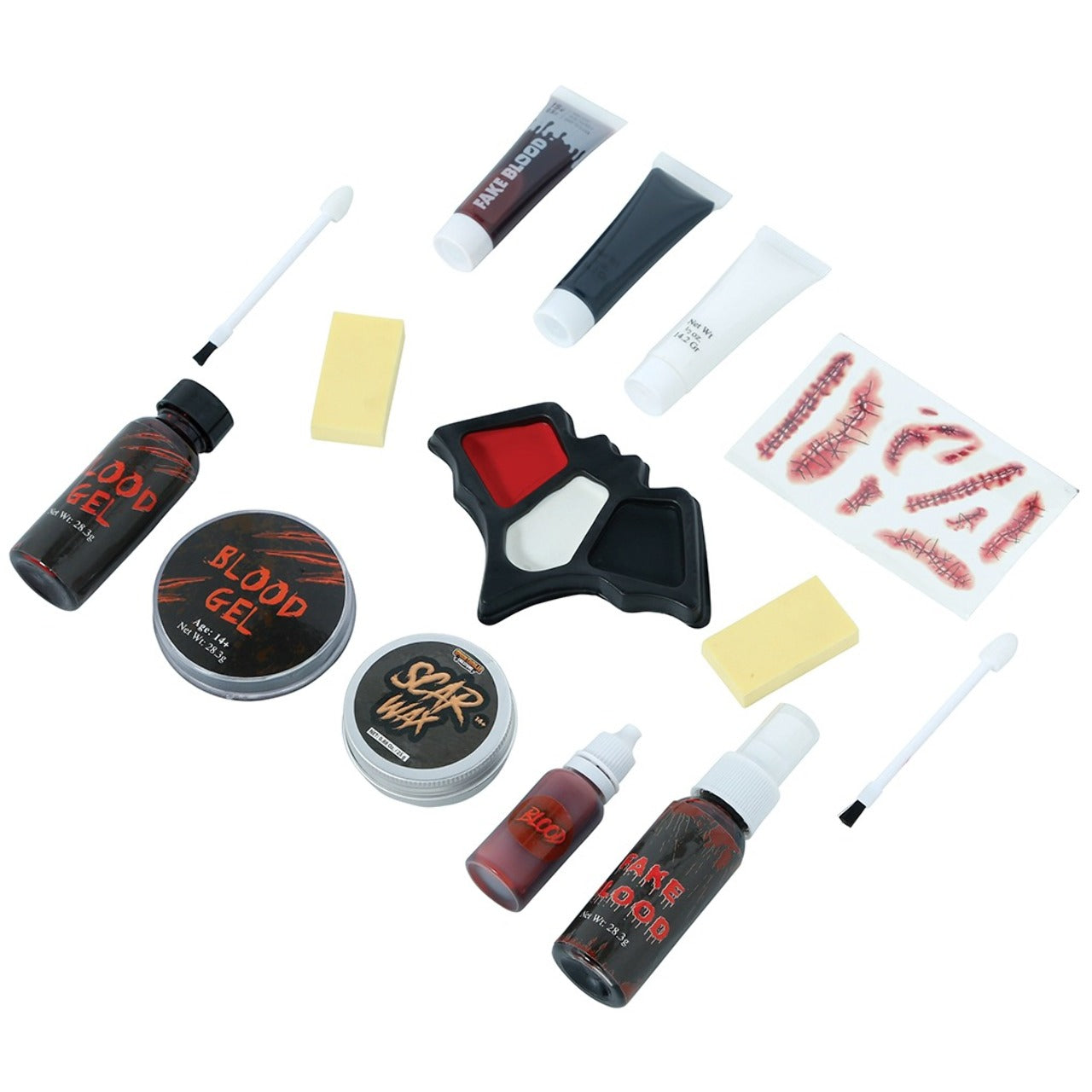 Kit Maquillaje de Zombie Siniestro
