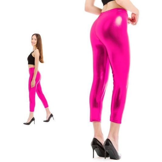 Leggings Fucsia Metalizado para adulto