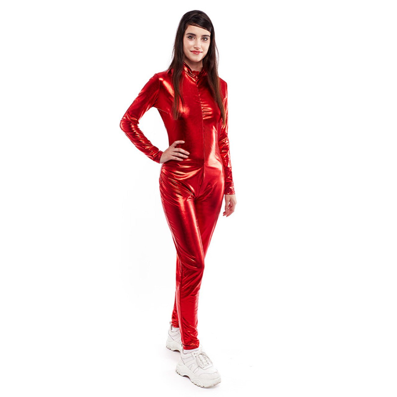 Malla Roja Metalizada para adulto