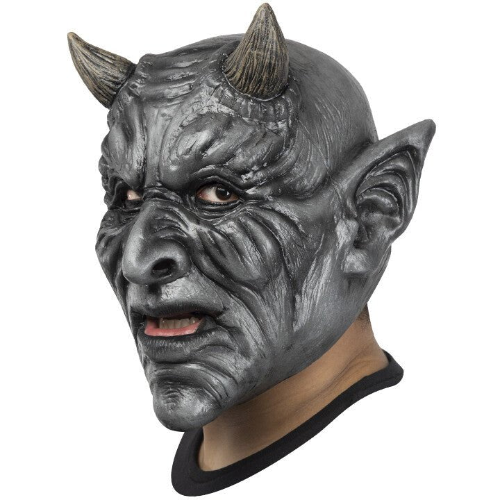 Máscara de látex de Demonio Negro