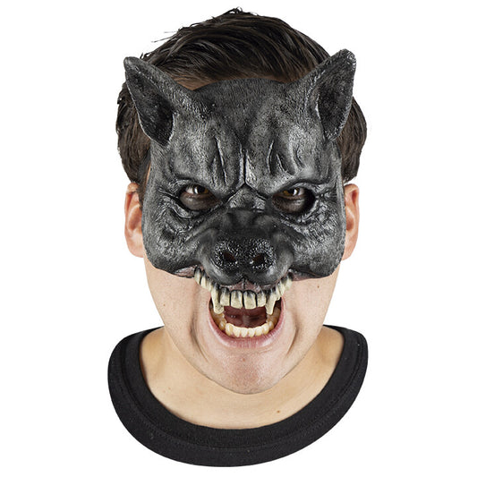 Media Máscara de látex de Lobo