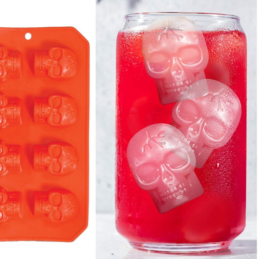 Molde de Cubitos de Hielo de Calaveras