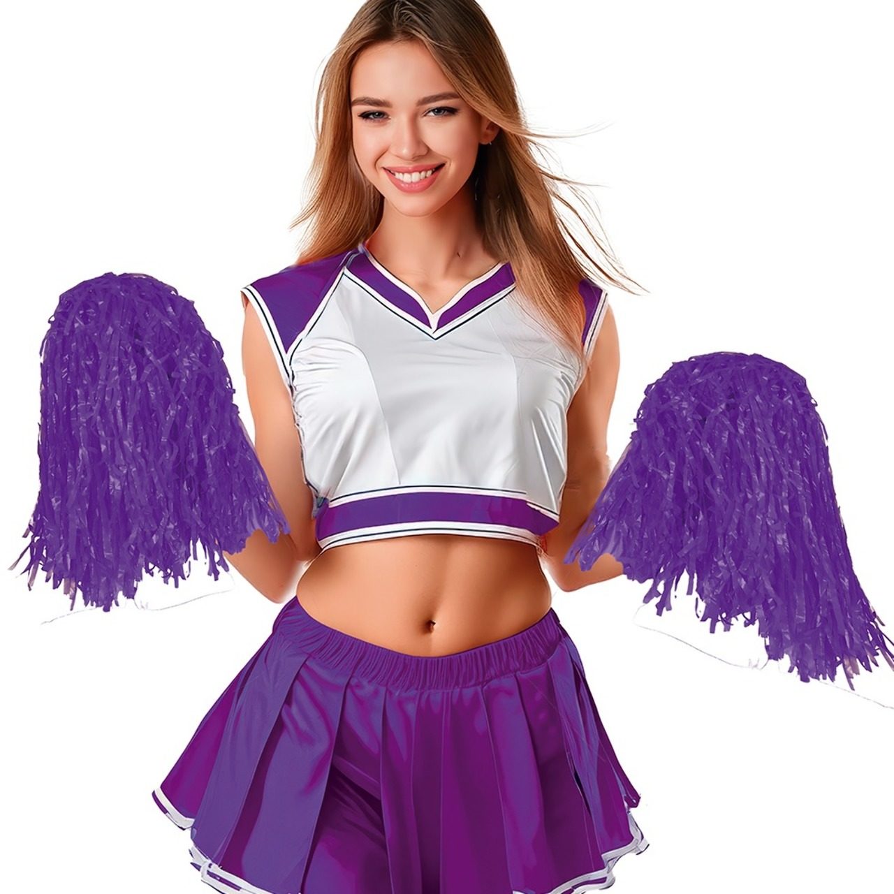 Pack de 2 Pompones Violetas 80gr