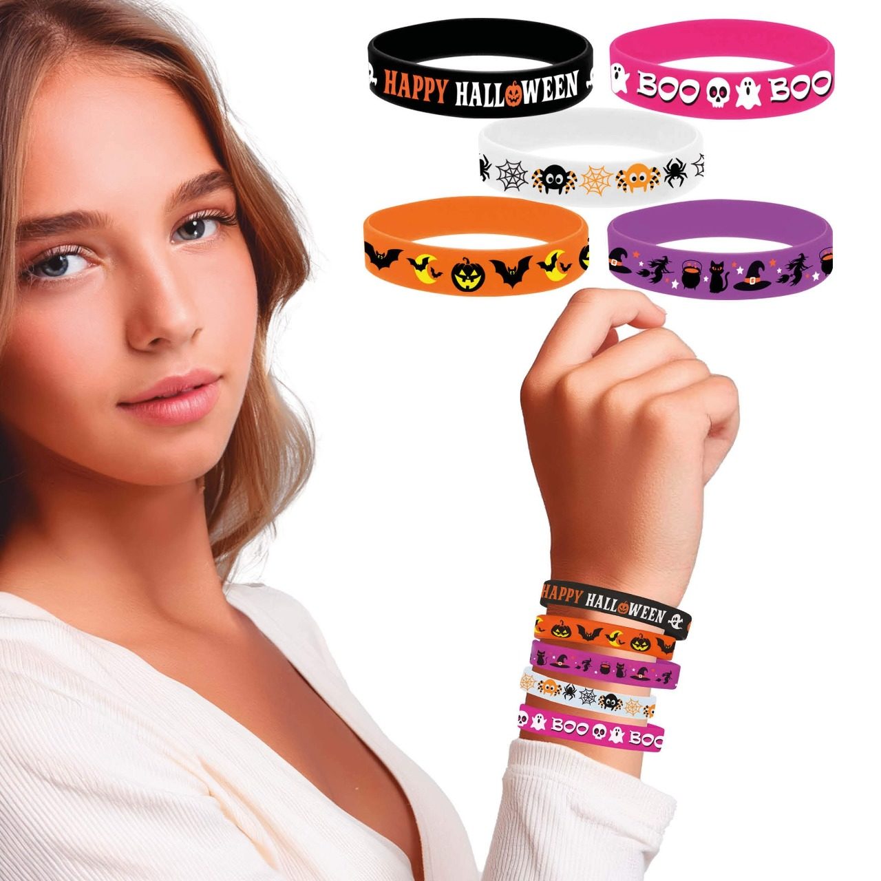 Pack de 5 Pulseras Halloween