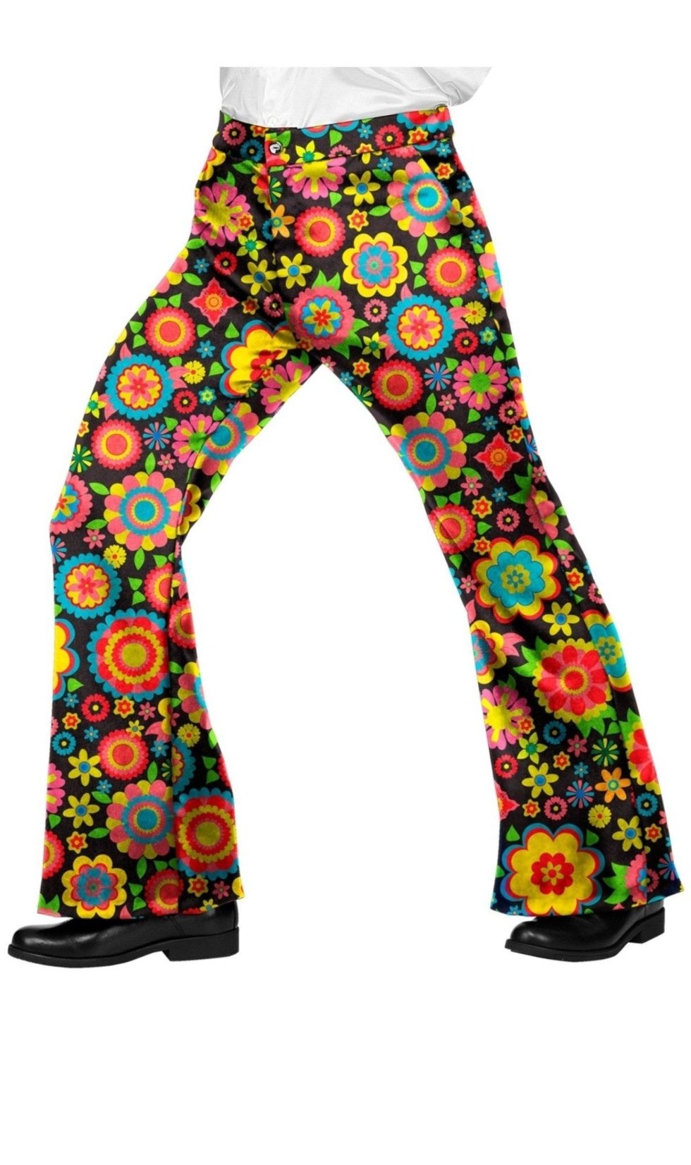 Pantalón de Años 70 Flowers para hombre