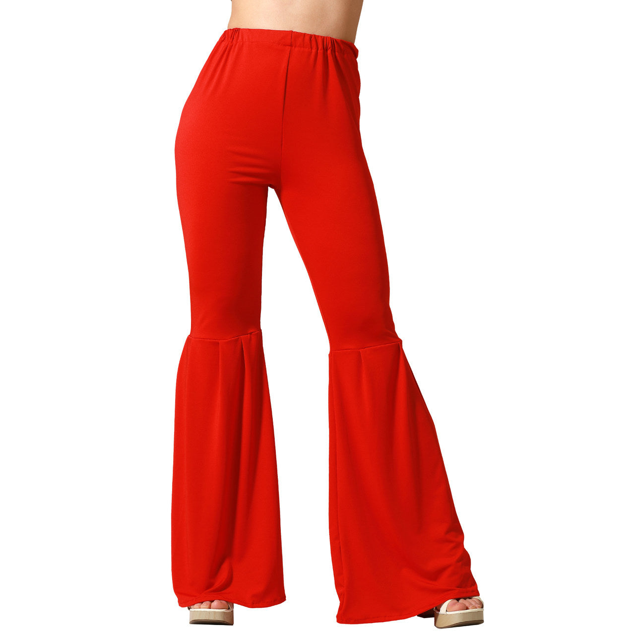 Pantalón Disco Rojo Acampanado