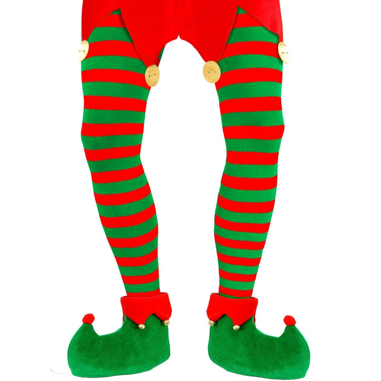 Panty de Rayas Verdes y Rojas XL