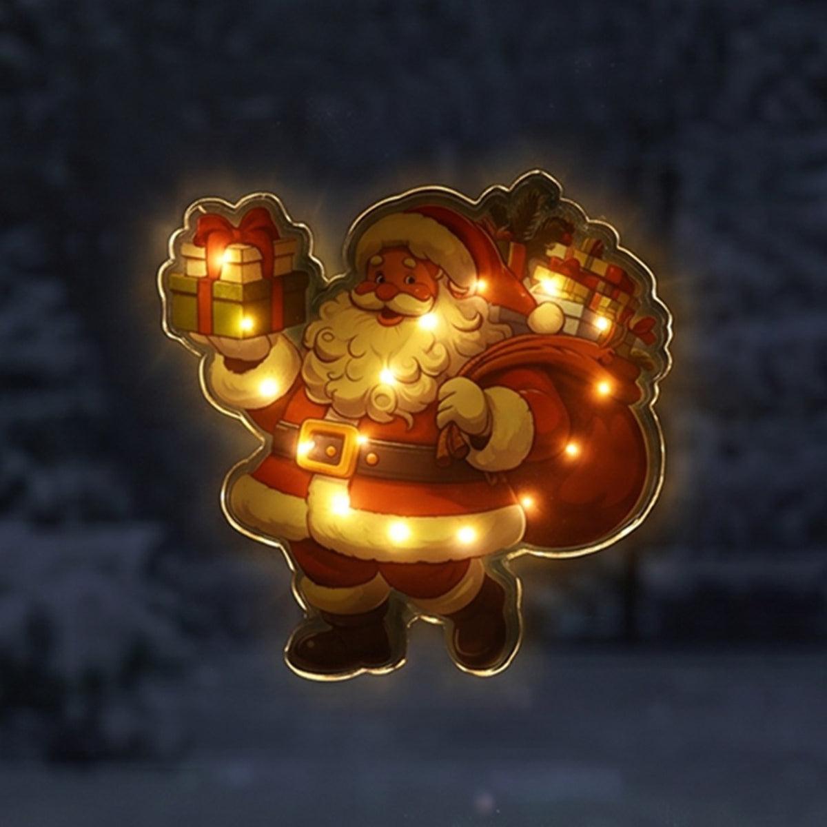 Pegatina de Gel Papá Noel