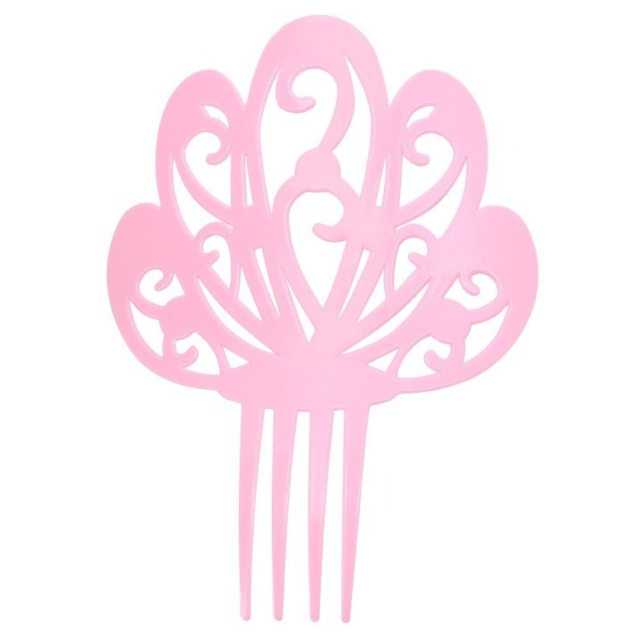 Peineta Rosa Grande