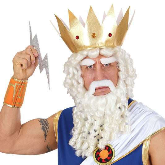 Peluca de Dios Griego Zeus