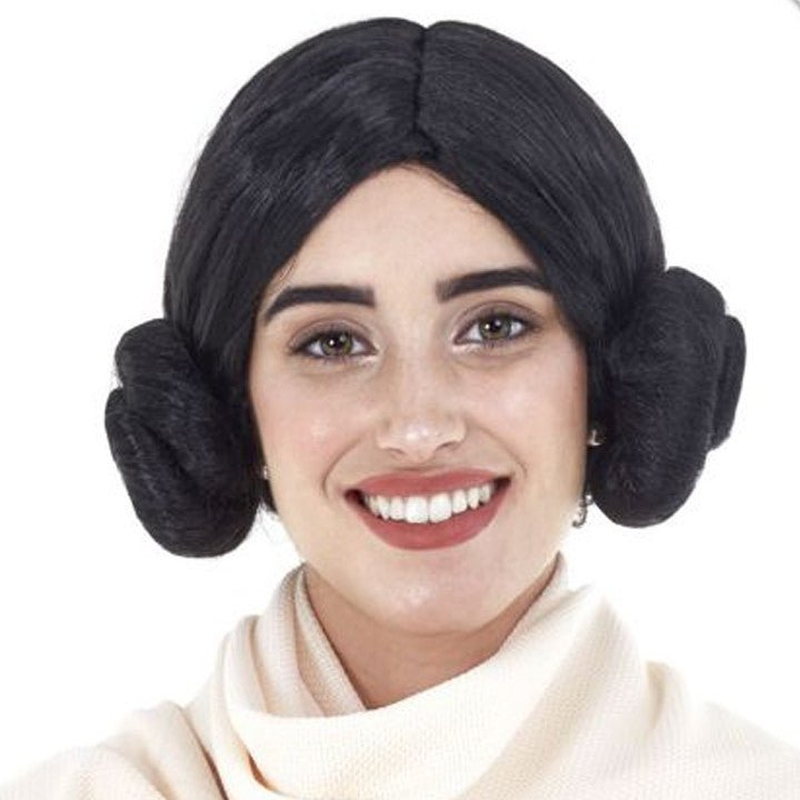Peluca de Leia con Moños