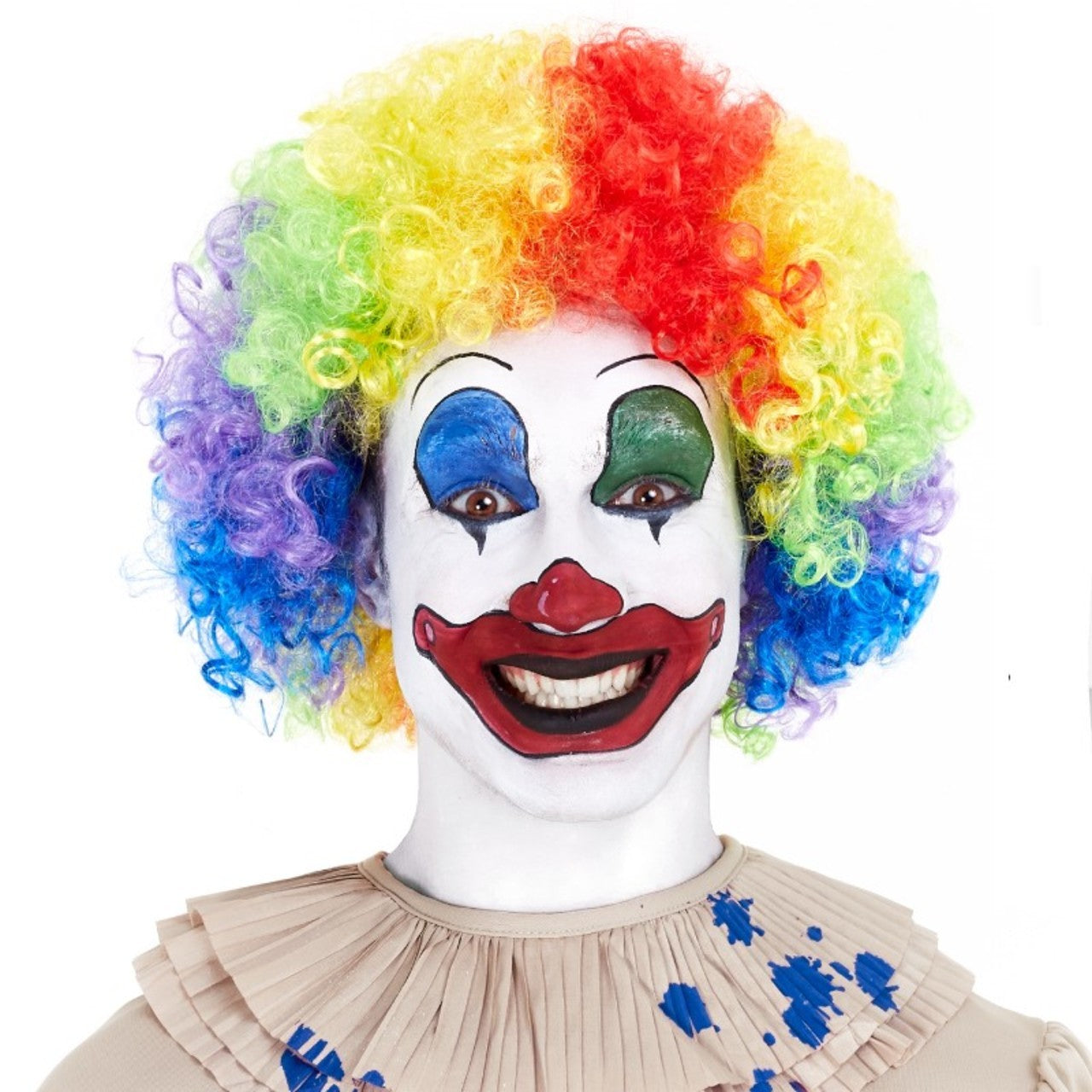 Peluca de Payaso Multicolor Rizos