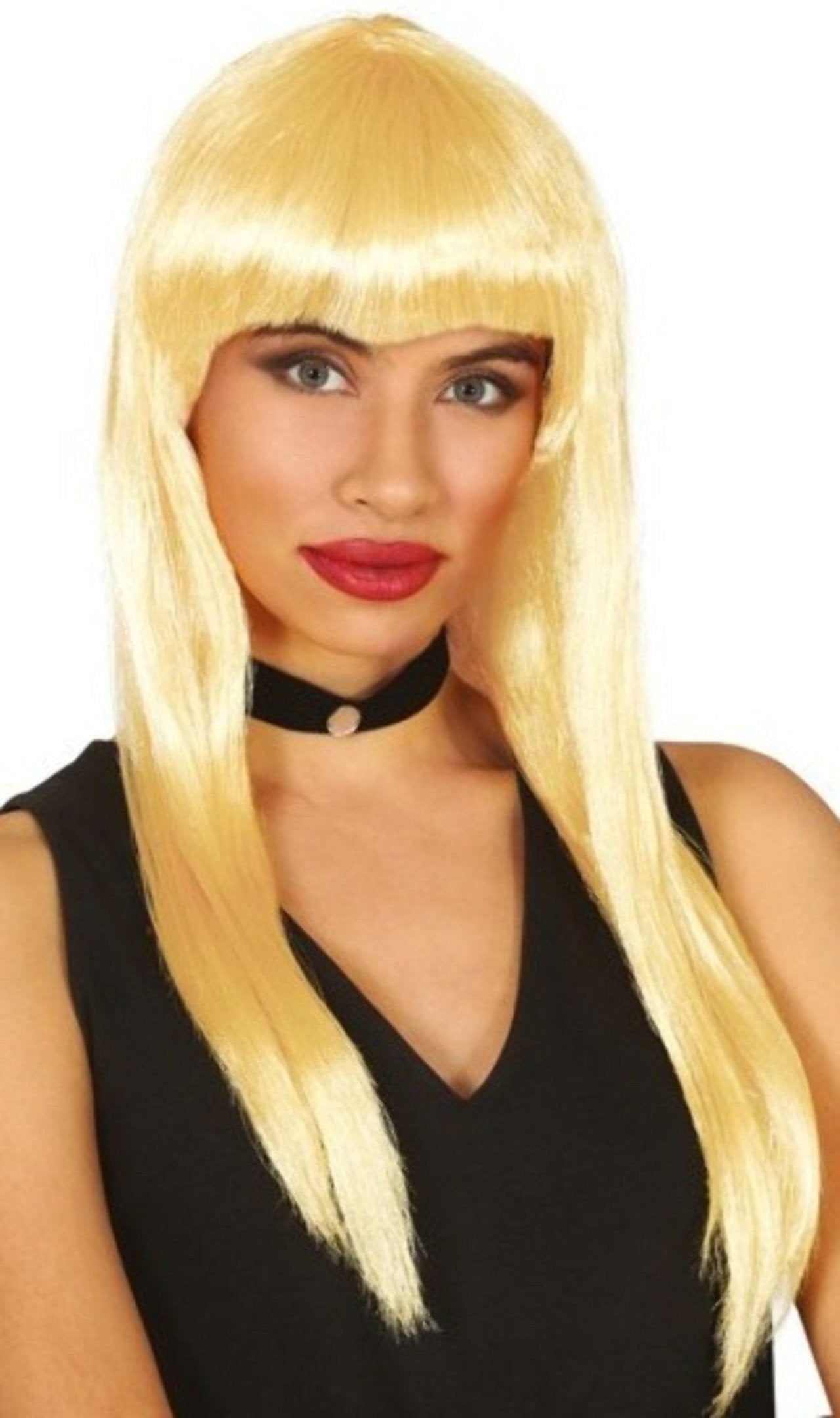 Peluca Rubia Melena Eco