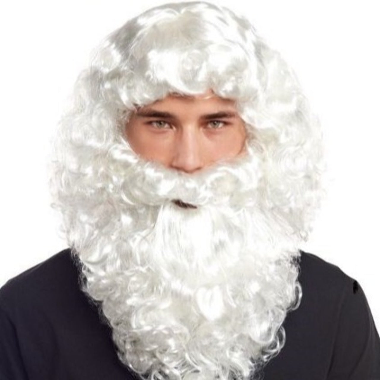 Peluca y Barba Rey Mago Blanca