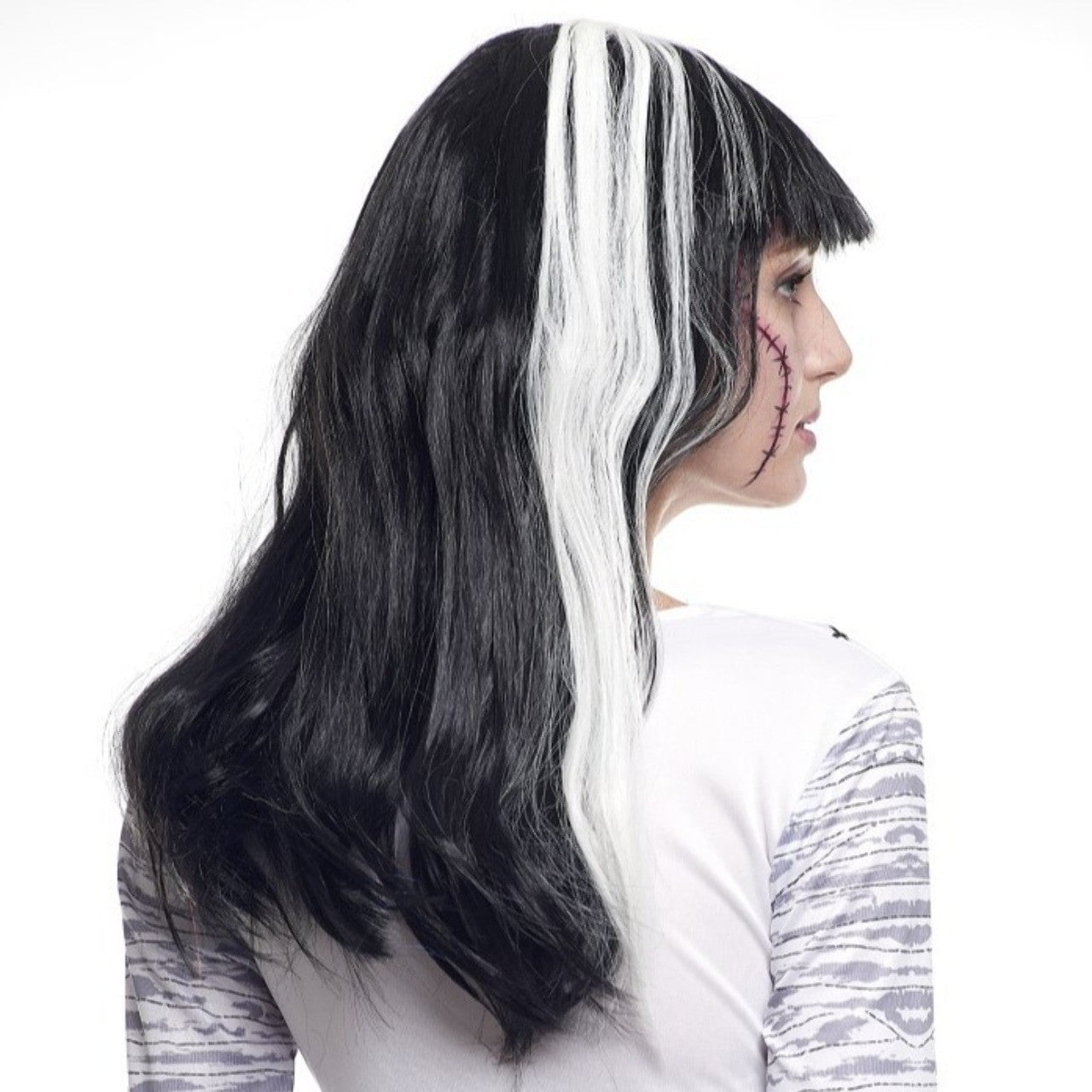 Peluca de Zombie Fantasma Larga