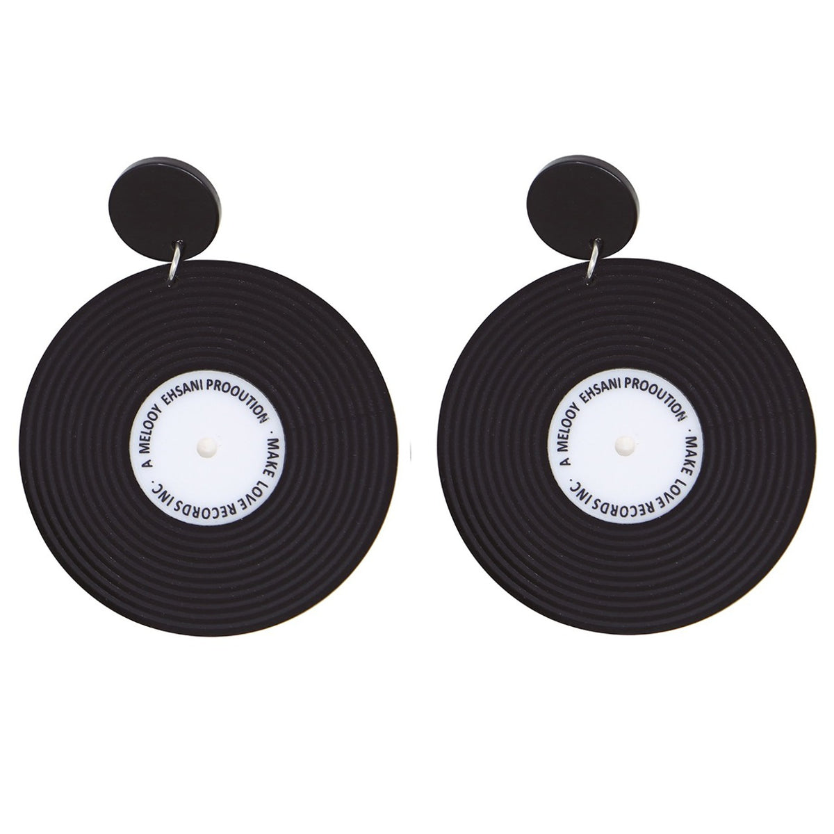 Pendientes de Discos de Vinilo