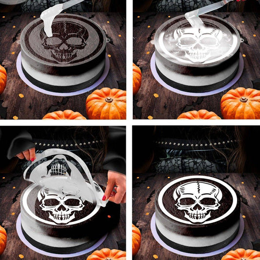 Plantilla de Esqueleto Decoración de Pasteles